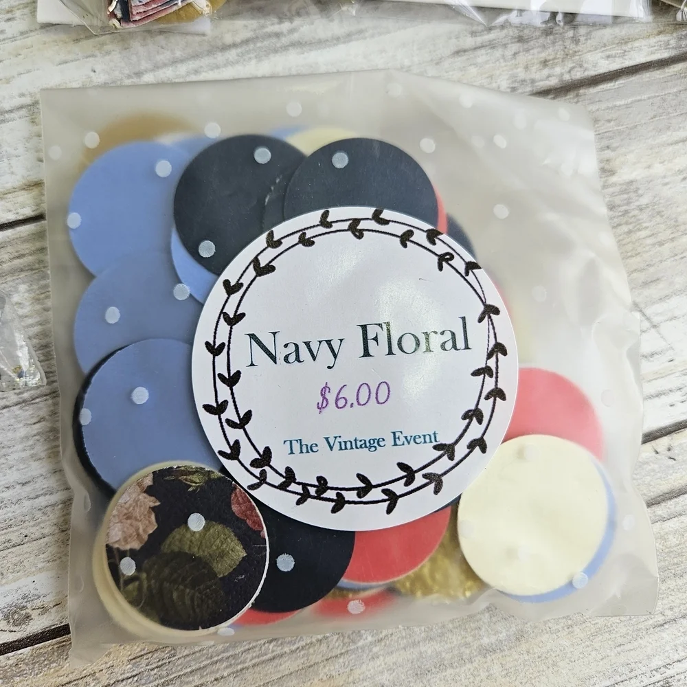 Floral Party Decor Set with Banner and Confetti